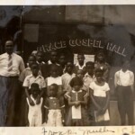 Original Grace Gospel Hall, Chicago, IL - Frank W. Mullin (L) with Sunday School children. 1946