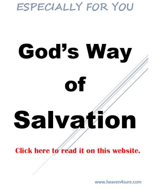 God's Way of Salvation read it here