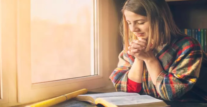 Reading the Bible prayerfully with an open and honest heart to find out how one can have their sins forgiven by trusting Jesus Christ as Saviour.