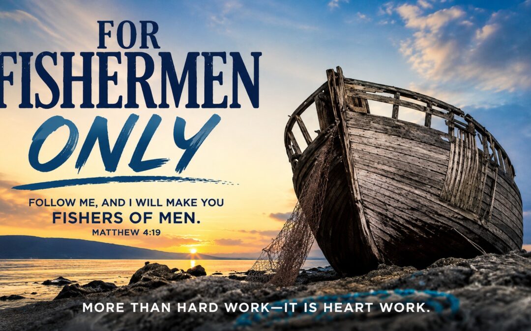 Follow Me and I will make you fishers of men. - Jesus Christ