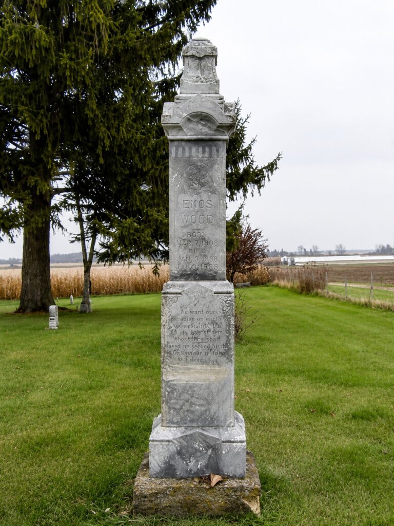 Headstones in a cemetery represent a person who once lived but now is in God's eternity