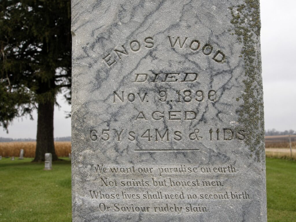 A wish never granted on this headstone.