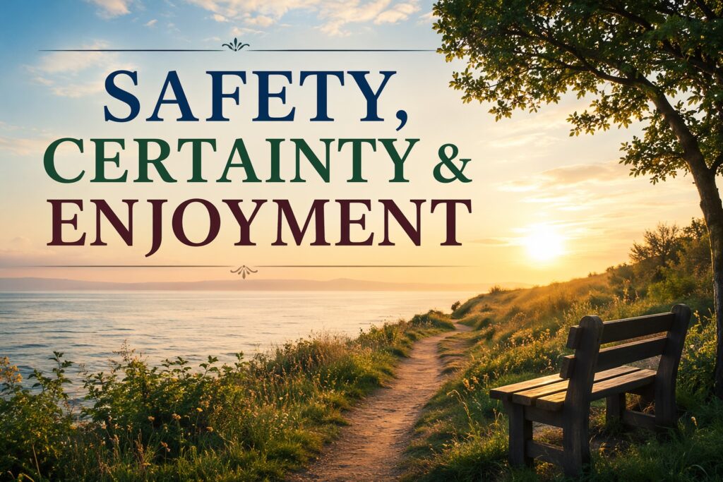 Safety, Certainty and Enjoyment Good News from the Bible for seekers