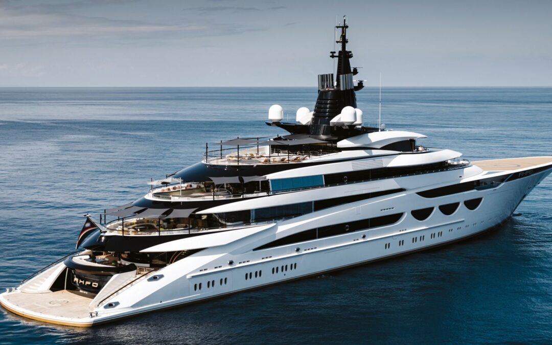 A superyacht is a statement of wealth and priorities.