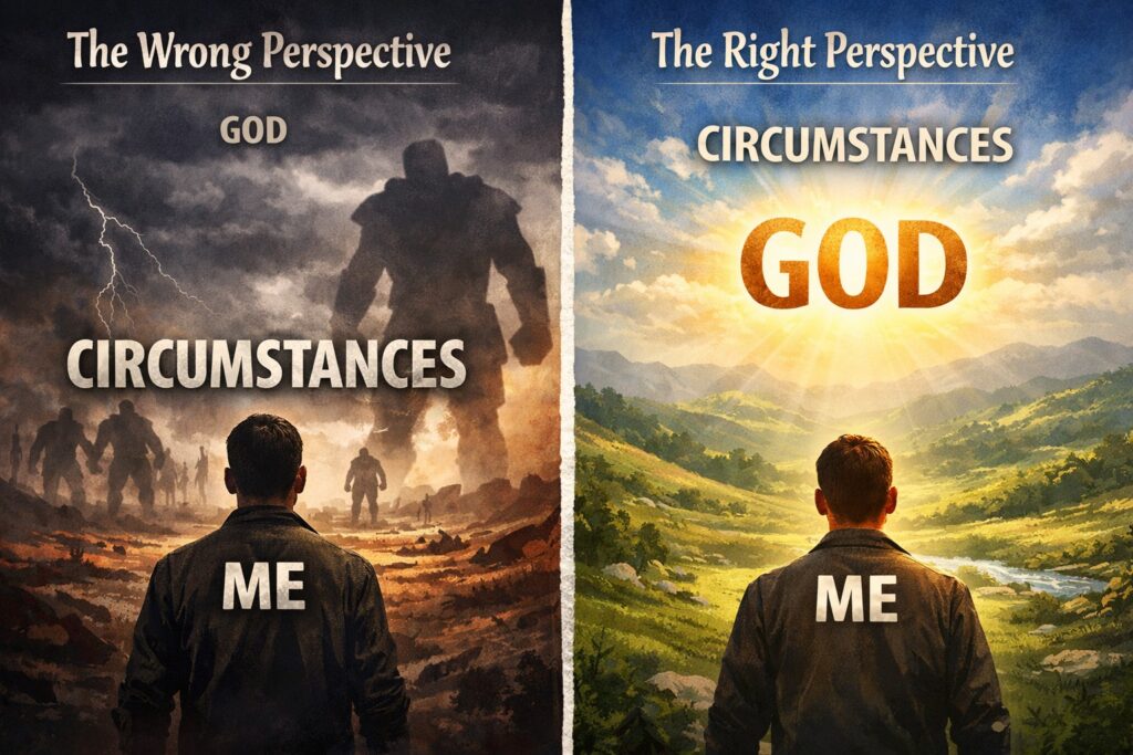 Twelve Men in Canaan - the contrast between fear and faith
