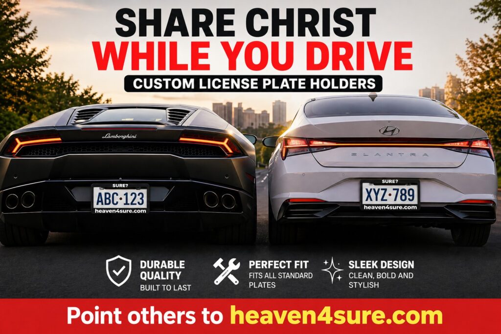 heaven4sure license plate holders